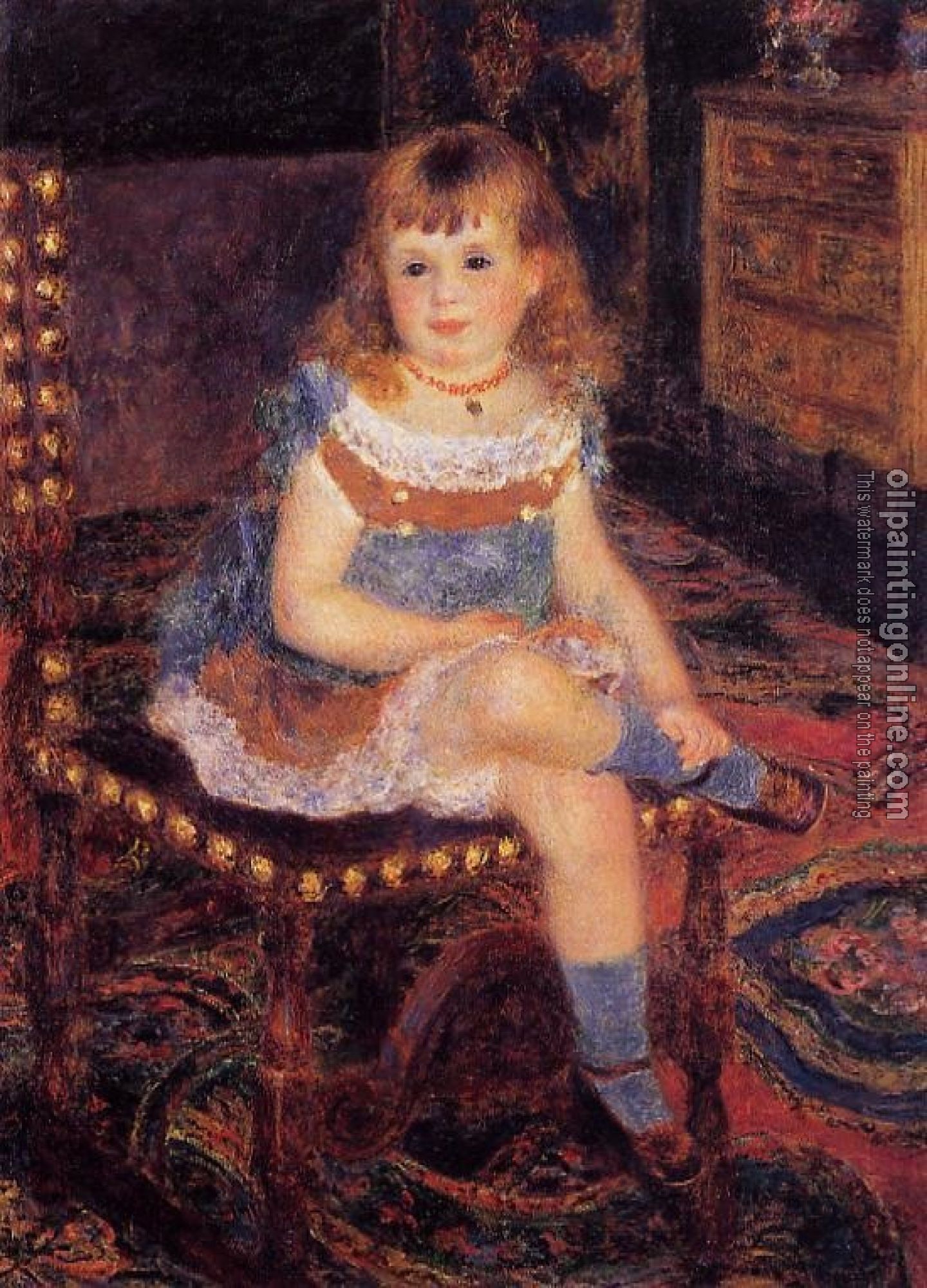 Renoir, Pierre Auguste - Georgette Charpentier Seated